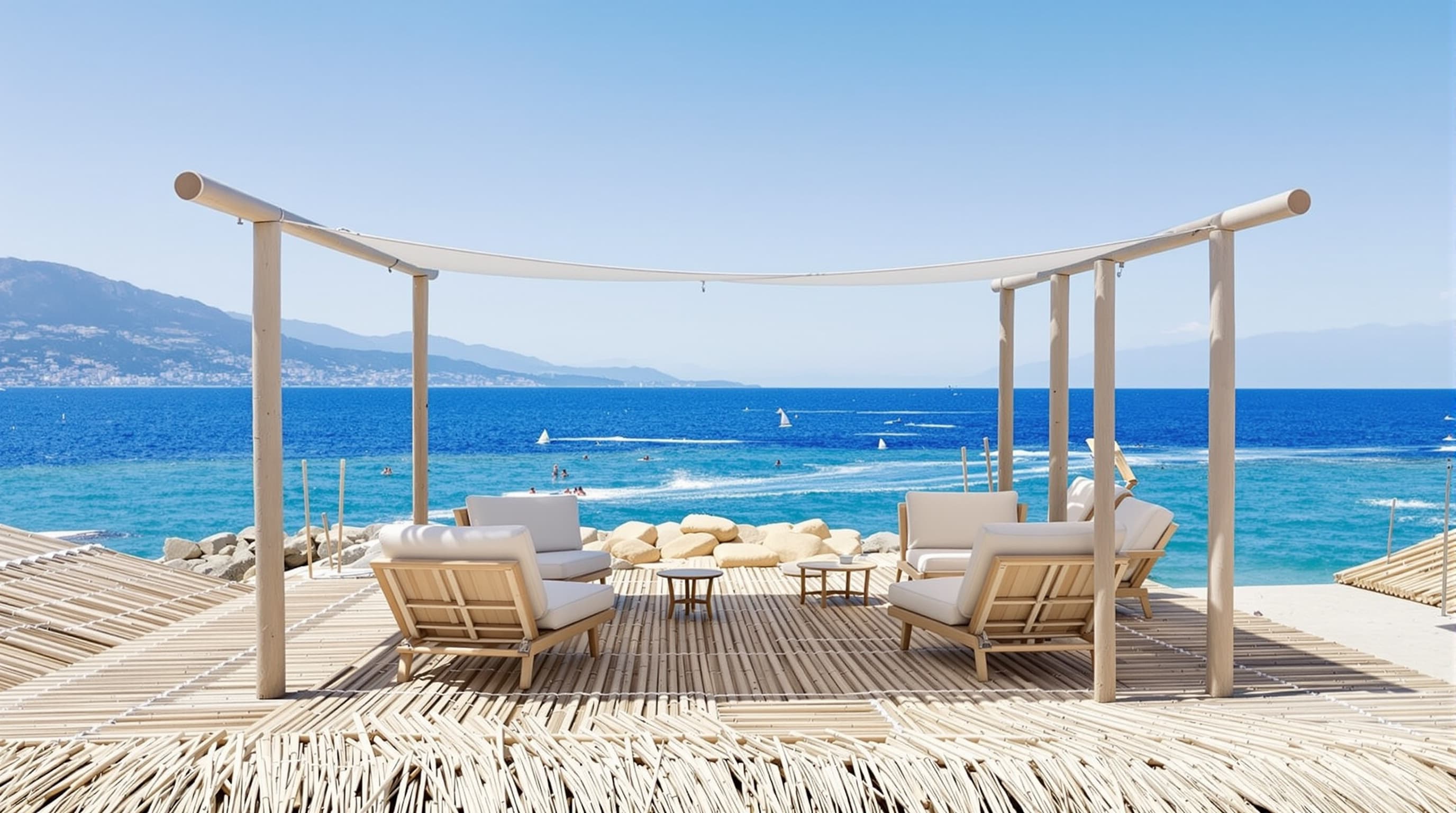 Beach Club Bambu Çatı